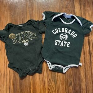 Colorado State University Baby Onesies Set